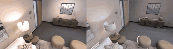 original video left, reconstruction right